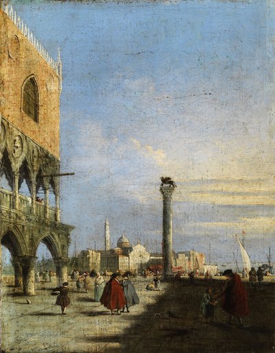 Piazza San Marco - Francesco circle of Guardi